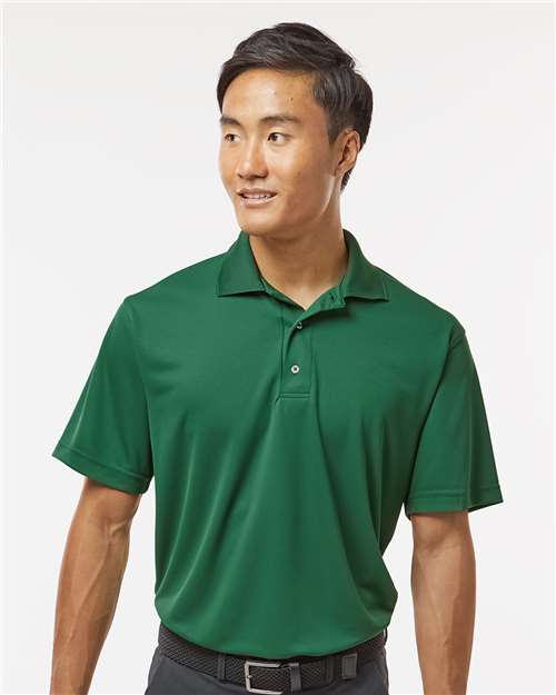 Hunter Green Saratoga Performance Mini Mesh Polo - 100