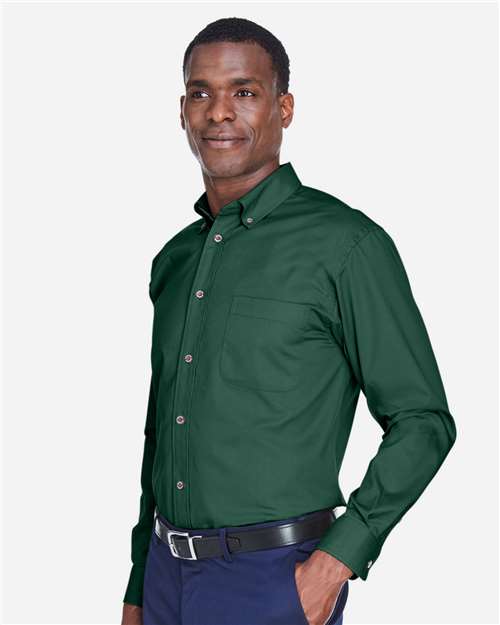 Hunter Men's Easy Blend™ Long Sleeve Twill Shirt - M500