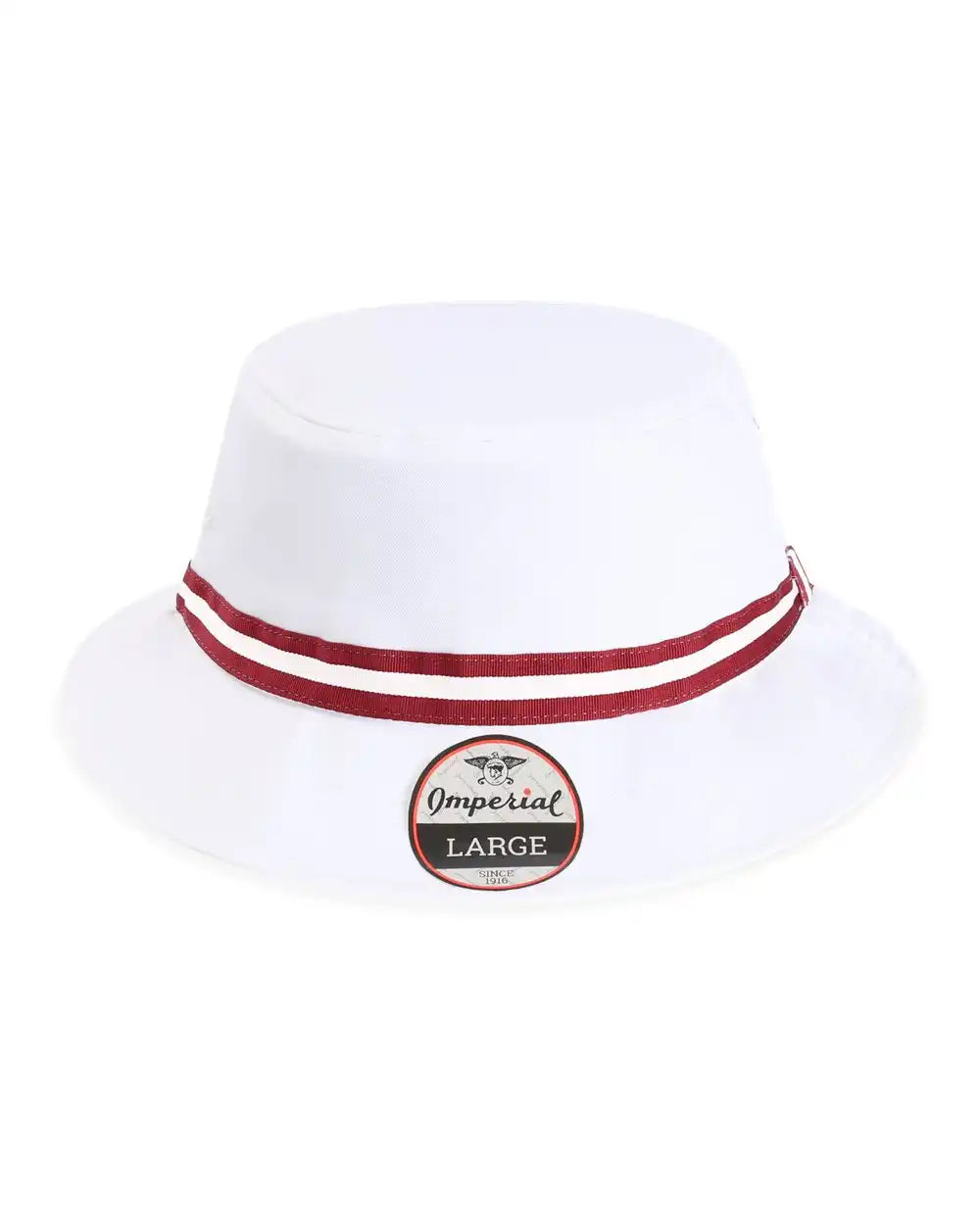 Imperial 1371p the Oxford Performance Bucket - White Maroon - White/ / Osfa