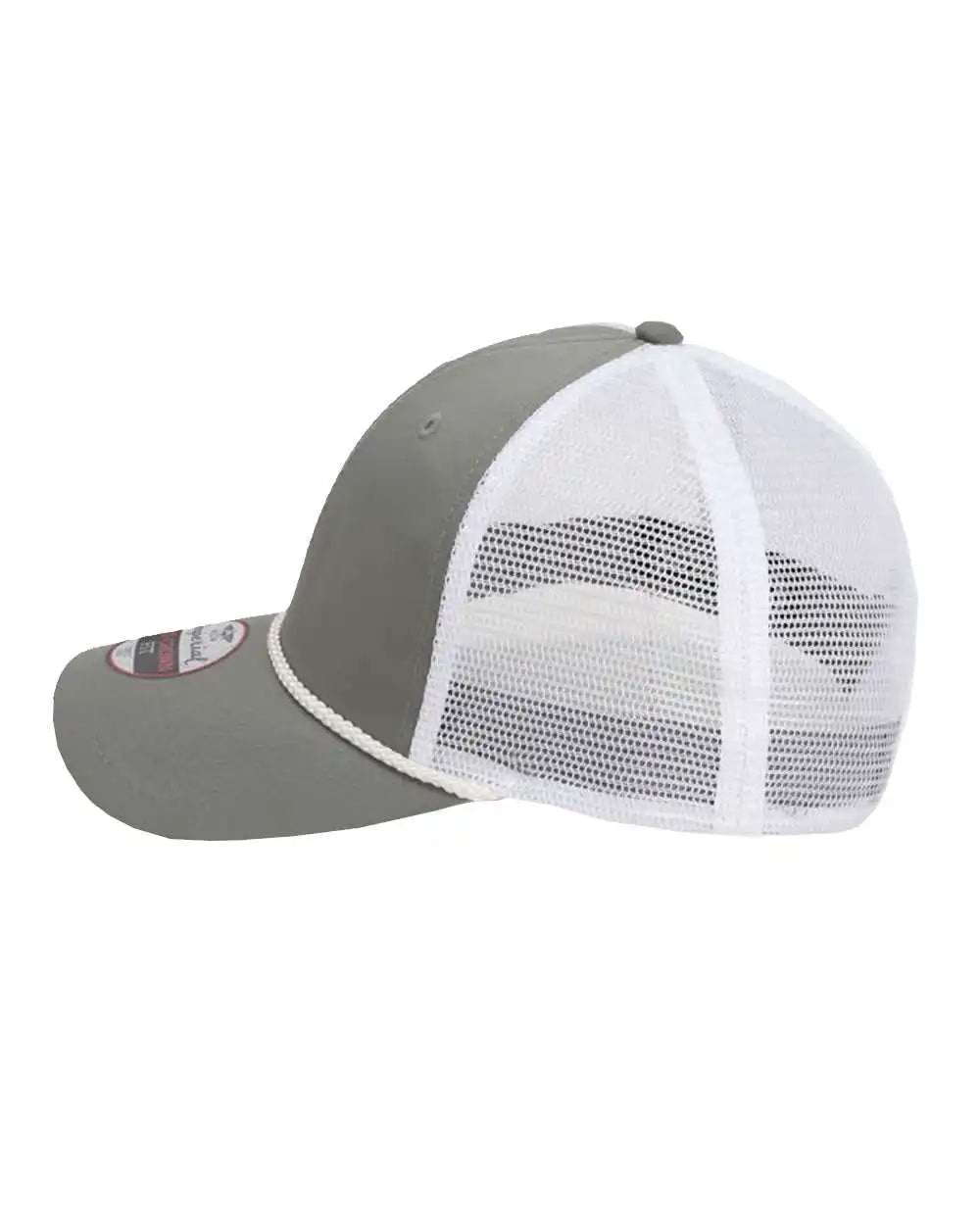 Imperial 7055 the Night Owl Performance Rope Cap - Grey White - Grey/ / Adjustable