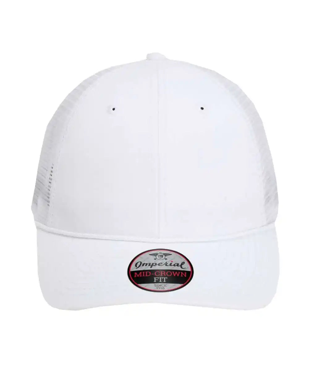 Imperial 7055 the Night Owl Performance Rope Cap - White - White/ / Adjustable