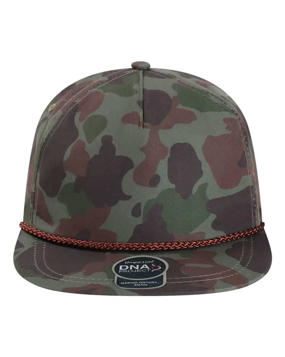 Imperial Dna010 the Aloha Rope Cap - Frog Skin Camo Green - Camo/ / Adjustable