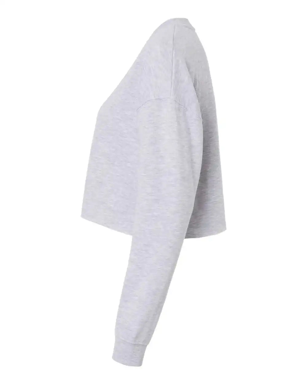Independent Trading Co. Afx24crp Women’s Lightweight Crop Crewneck Sweatshirt - Grey Heather