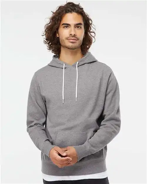 Independent Trading Co. Afx90un Lightweight Hooded Sweatshirt - Gunmetal Heather