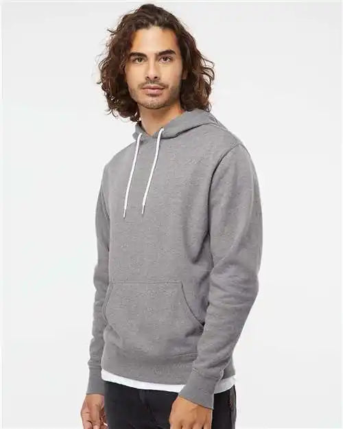 Independent Trading Co. Afx90un Lightweight Hooded Sweatshirt - Gunmetal Heather