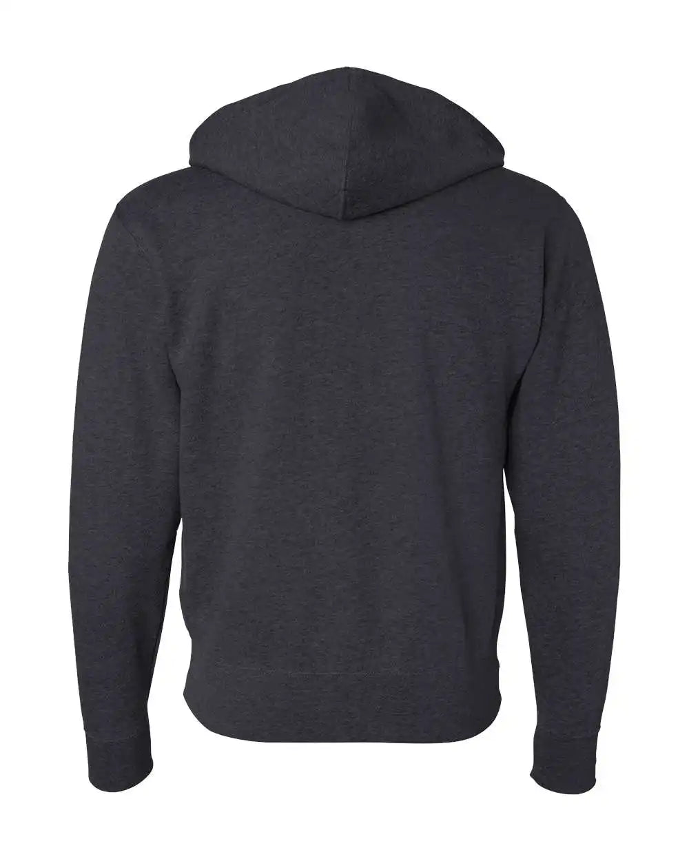 Independent Trading Co. Afx90unz Lightweight Full-zip Hooded Sweatshirt - Charcoal Heather