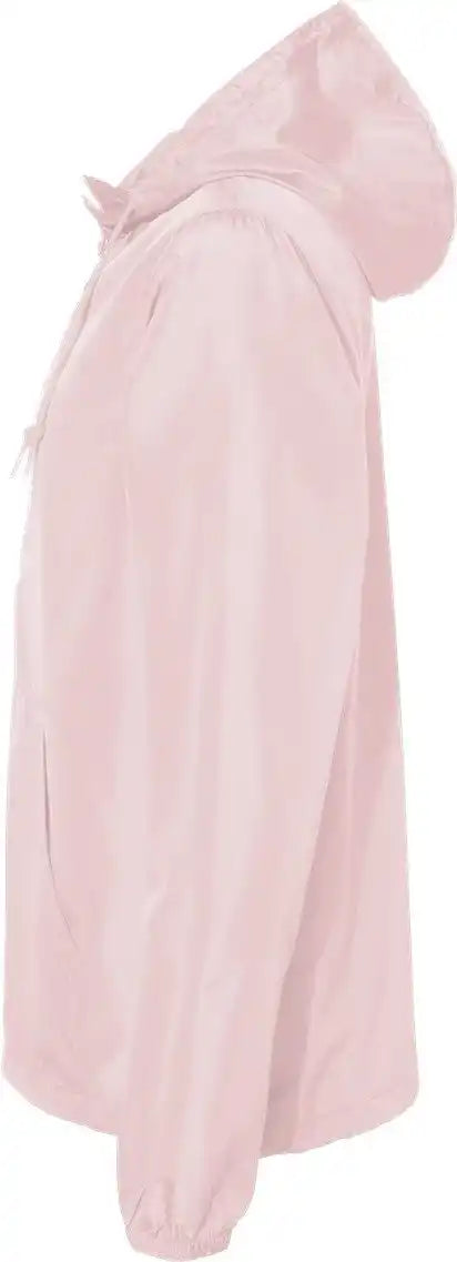 Independent Trading Co. Exp54lwp Lightweight Quarter-zip Windbreaker Pullover Jacket - Blush