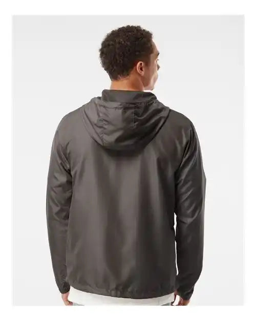 Independent Trading Co. Exp54lwz Lightweight Windbreaker Full-zip Jacket - Graphite