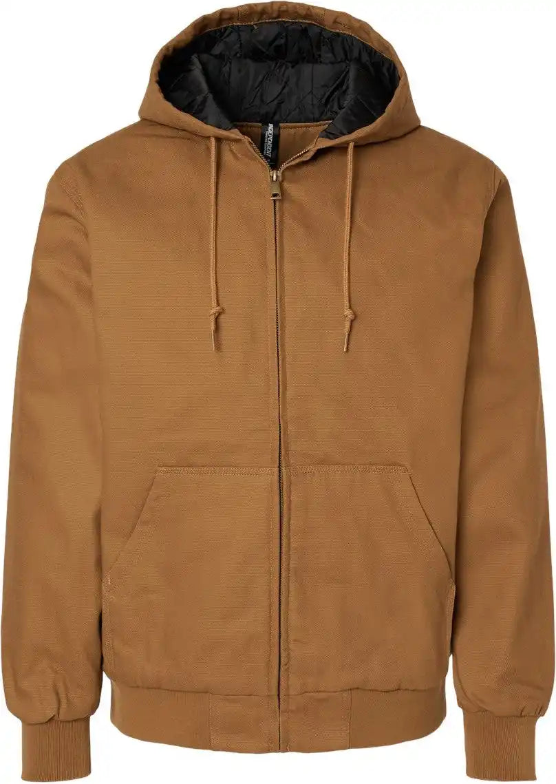 Independent Trading Co. Exp550z Insulated Canvas Workwear Jacket - Saddle - Xs
