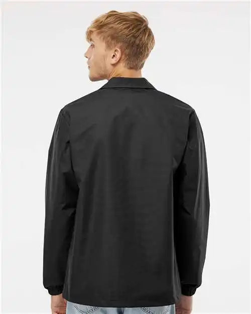 Independent Trading Co. Exp99cnb Water-resistant Windbreaker Coach’s Jacket - Black