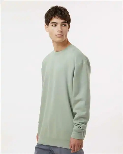 Independent Trading Co. Ind3000 Heavyweight Crewneck Sweatshirt - Dusty Sage