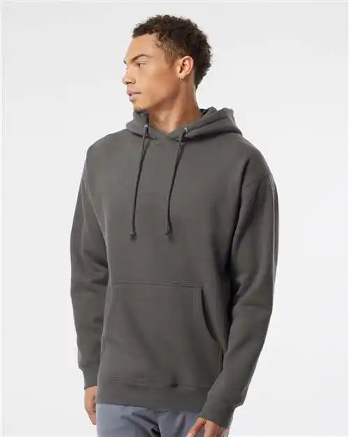 Independent Trading Co. Ind4000 Heavyweight Hooded Sweatshirt - Charcoal