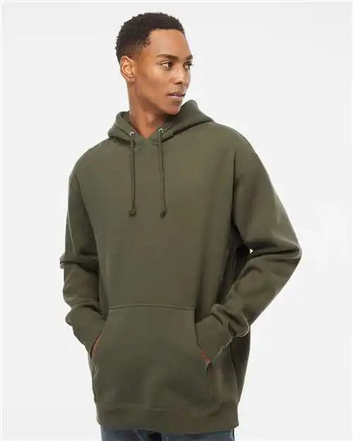 Independent Trading Co. Ind4000 Heavyweight Hooded Sweatshirt - Army