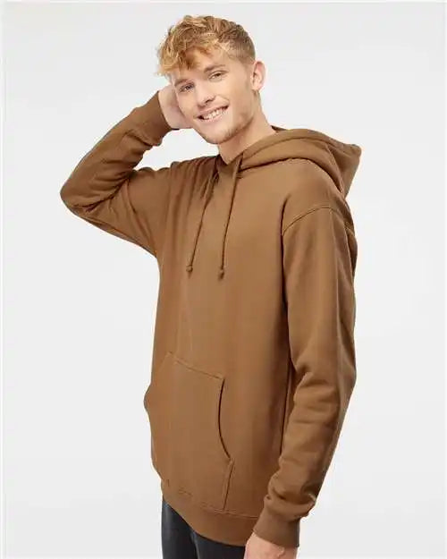 Independent Trading Co. Ind4000 Heavyweight Hooded Sweatshirt - Saddle