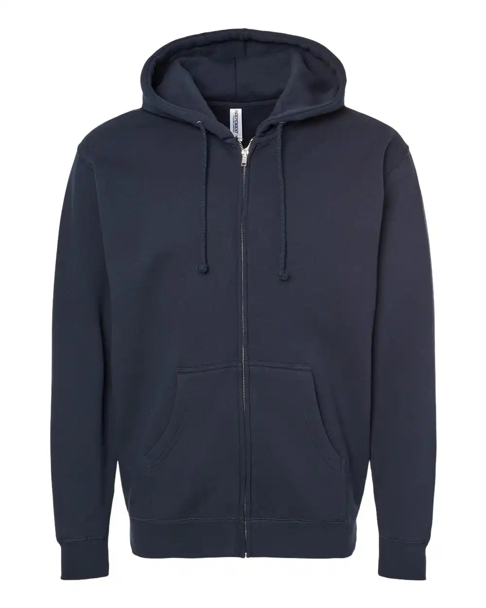 Independent Trading Co. Ind4000z Heavyweight Full-zip Hooded Sweatshirt - Navy - Xs