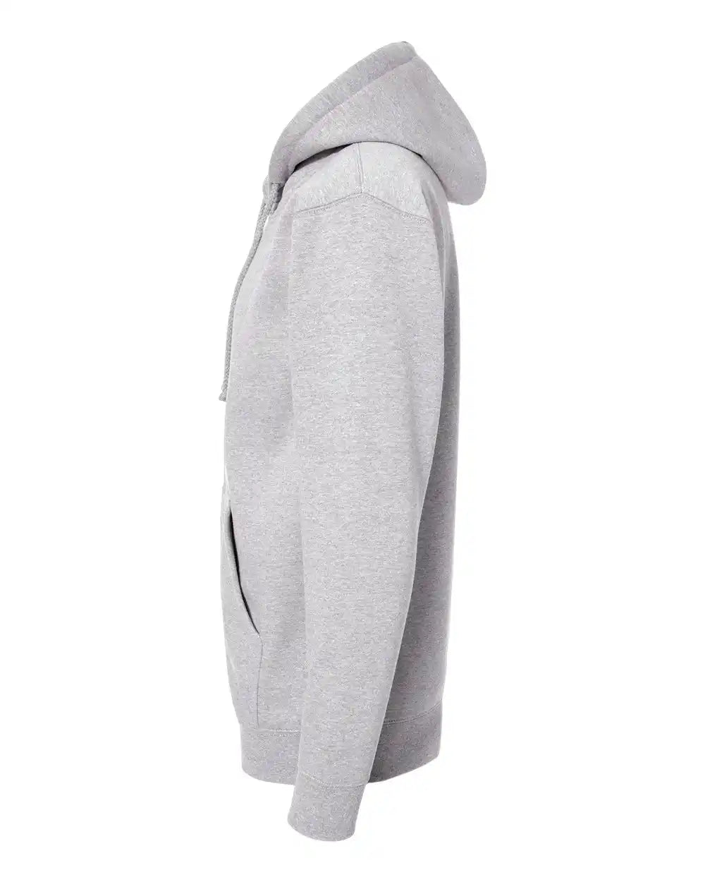 Independent Trading Co. Ind4000z Heavyweight Full-zip Hooded Sweatshirt - Grey Heather