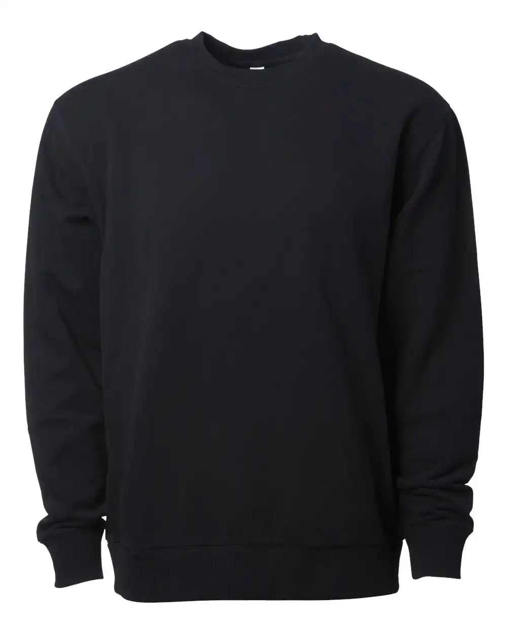 Independent Trading Co. Indluxcrew Lux Heavyweight Modal Crewneck Sweatshirt - Black - Xs
