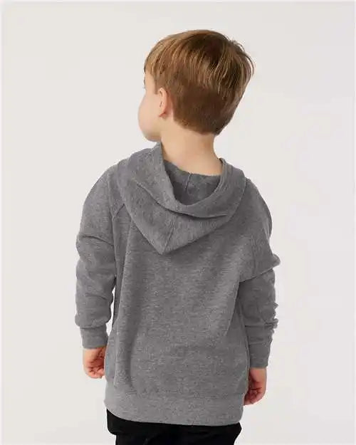Independent Trading Co. Prm10tsb Toddler Special Blend Hooded Raglan Sweatshirt - Nickel
