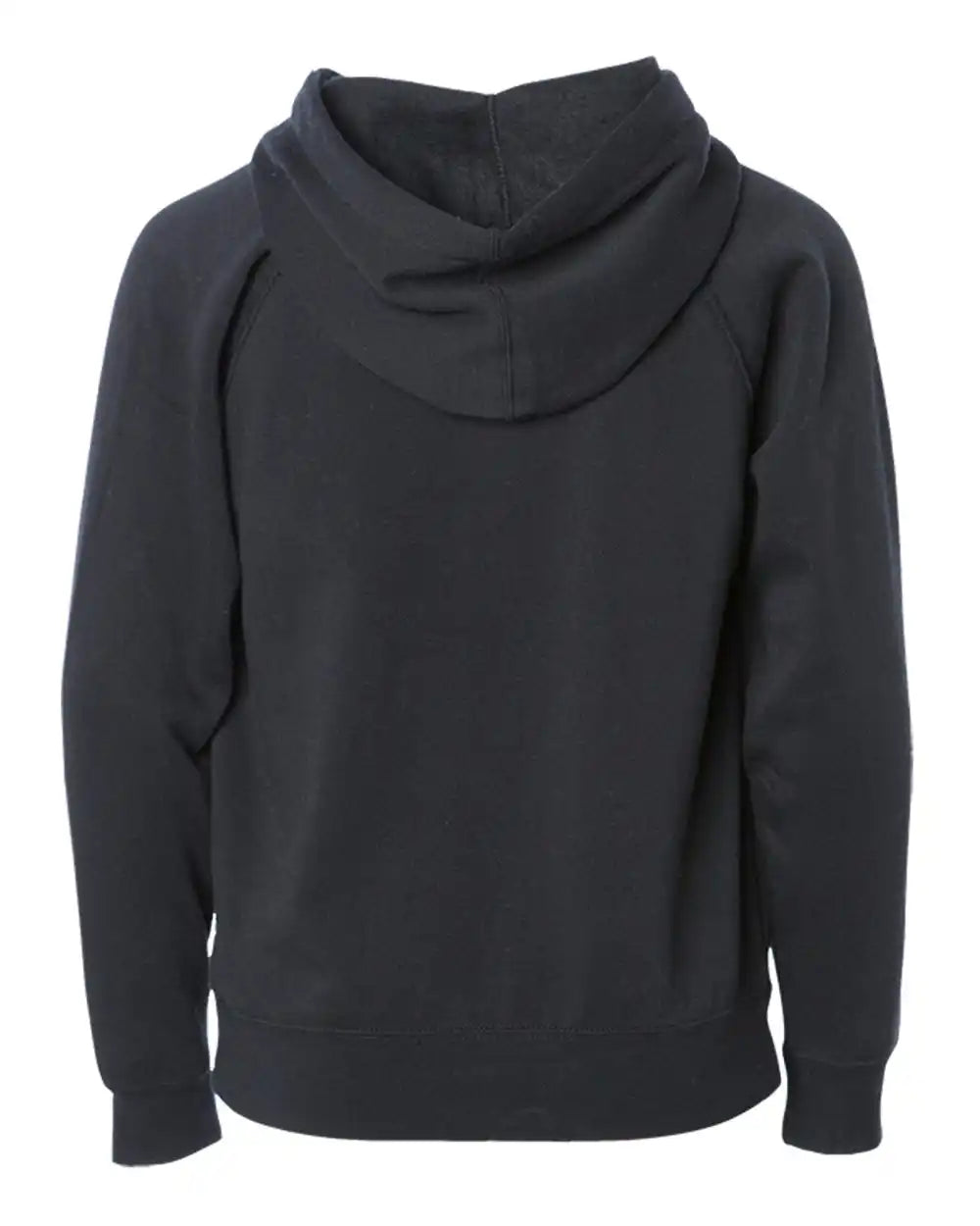 Independent Trading Co. Prm15ysbz Youth Lightweight Special Blend Raglan Zip Hood - Black