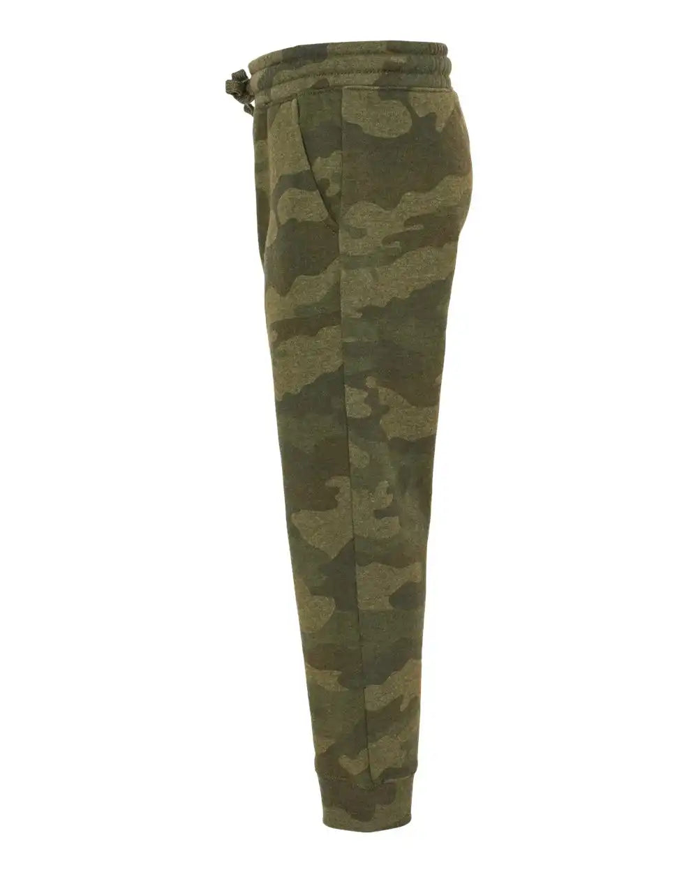 Independent Trading Co. Prm16pnt Youth Lightweight Special Blend Sweatpants - Forest Camo Heather