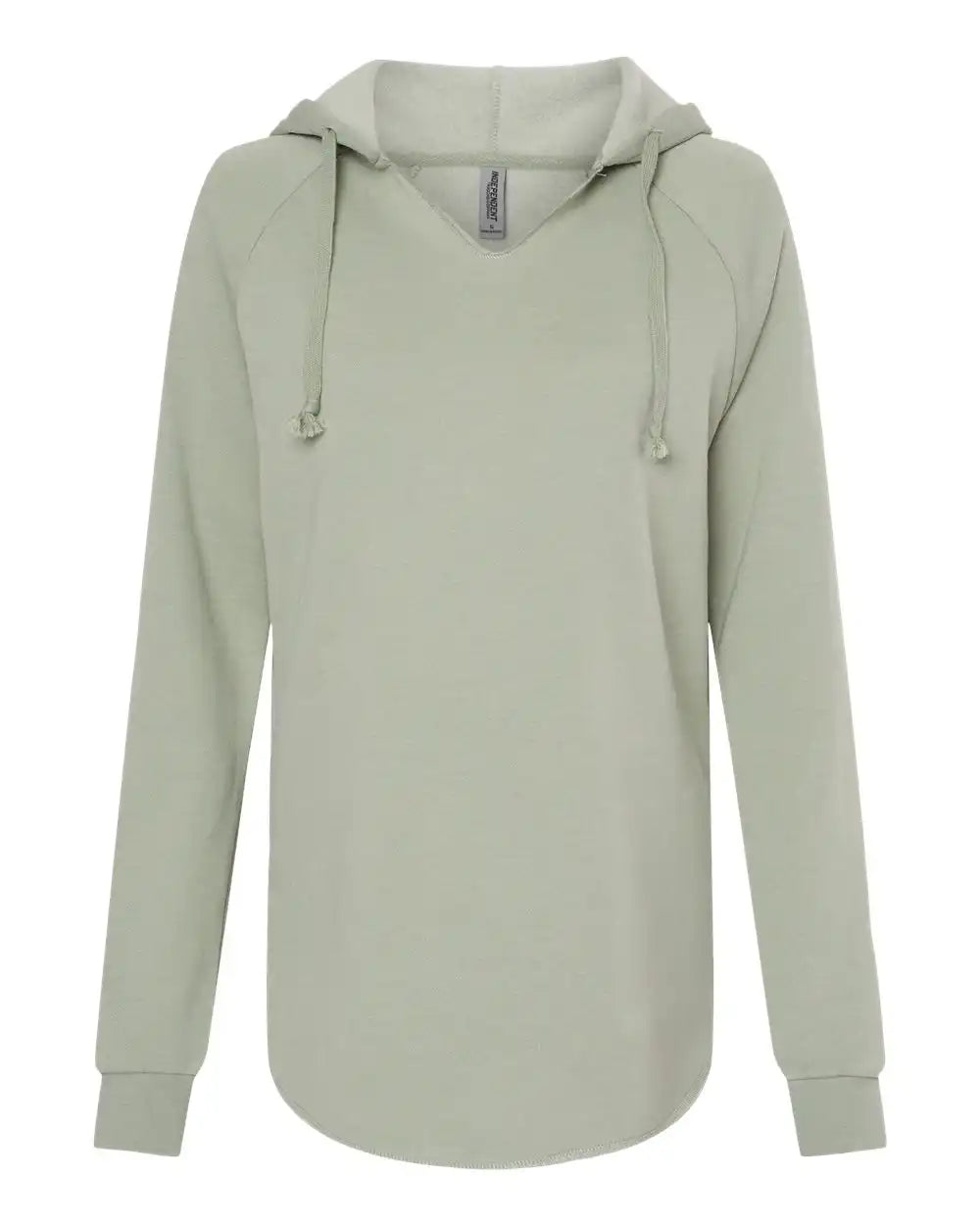 Independent Trading Co. Prm2500 Women’s Lightweight California Wave Wash Hooded Sweatshirt - Sage - Xs