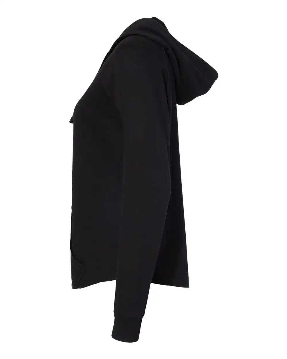 Independent Trading Co. Prm2500z Women’s California Wave Wash Full-zip Hooded Sweatshirt - Black