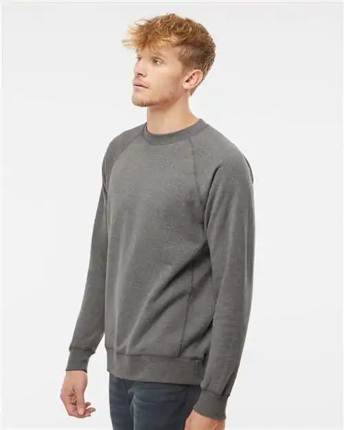 Independent Trading Co. Prm30sbc Special Blend Crewneck Raglan Sweatshirt - Nickel