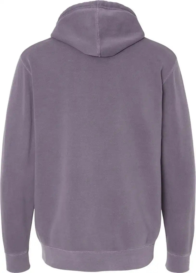 Independent Trading Co. Prm4500 Midweight Pigment-dyed Hooded Sweatshirt - Pigment Plum