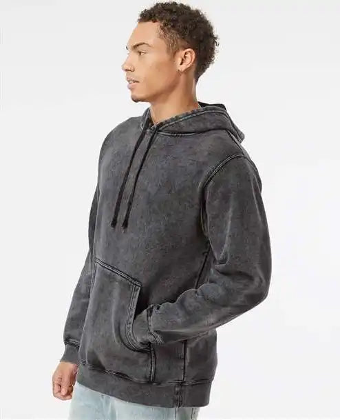 Independent Trading Co. Prm4500mw Midweight Mineral Wash Hooded Sweatshirt