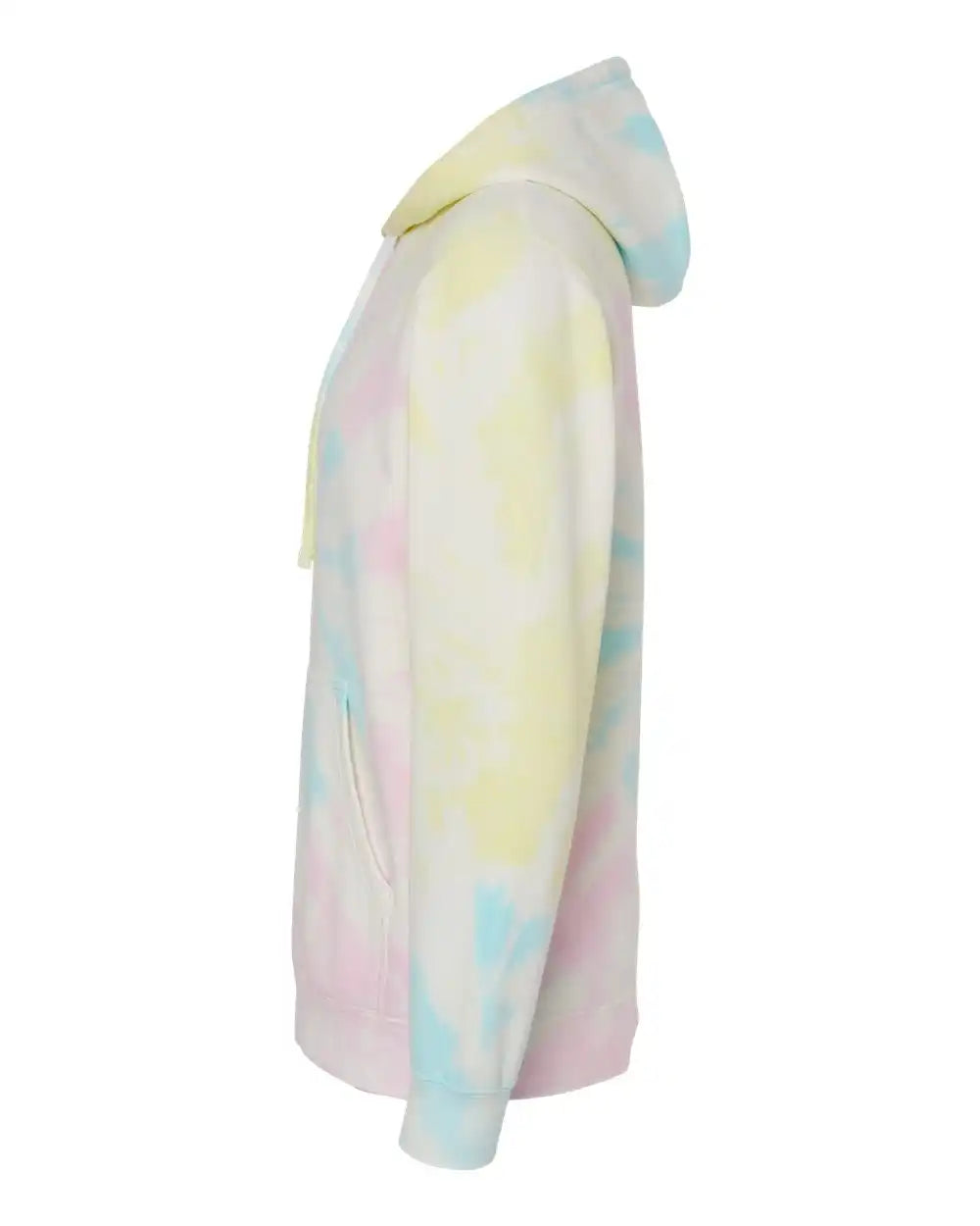Independent Trading Co. Prm4500td Midweight Tie-dyed Hooded Sweatshirt - Tie Dye Sunset Swirl