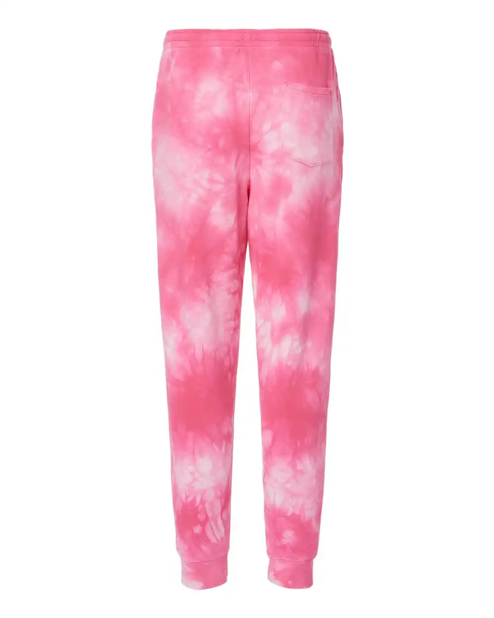 Independent Trading Co. Prm50pttd Tie-dyed Fleece Pants - Tie Dye Pink