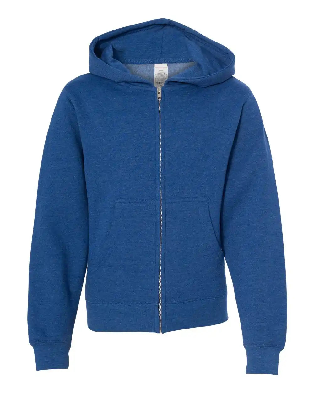 Independent Trading Co. Ss4001yz Youth Midweight Full-zip Hooded Sweatshirt - Royal Heather
