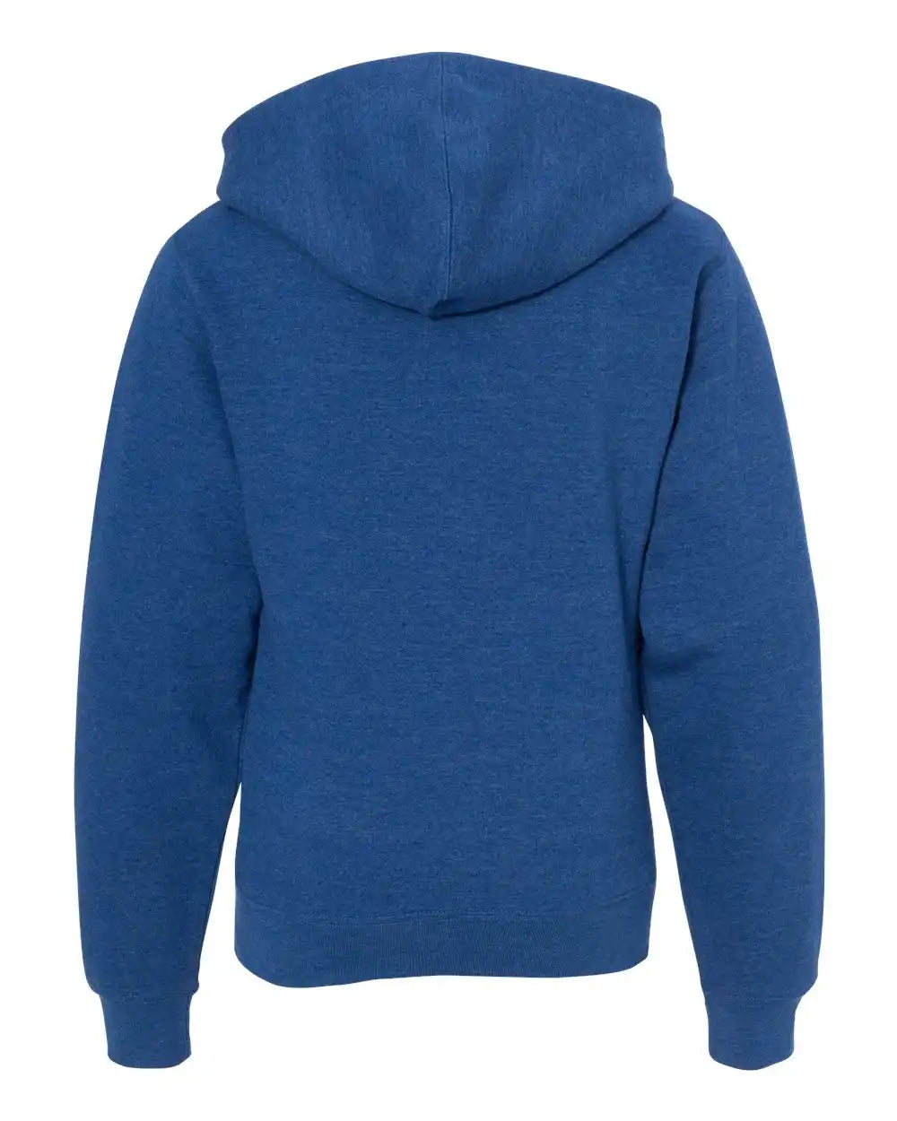 Independent Trading Co. Ss4001yz Youth Midweight Full-zip Hooded Sweatshirt - Royal Heather
