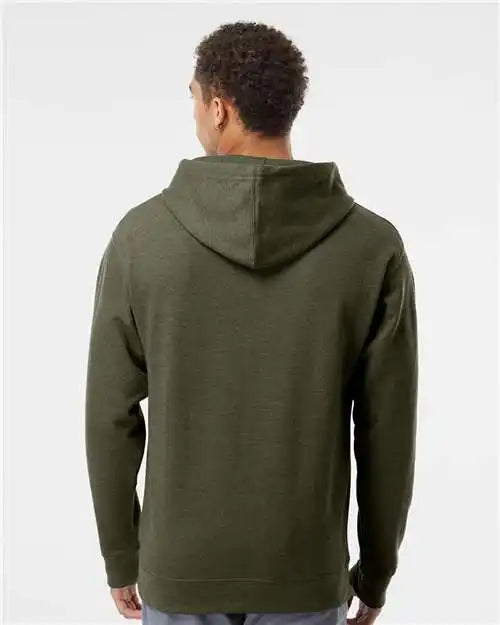 Independent Trading Co. Ss4500 Midweight Hooded Sweatshirt - Army Heather