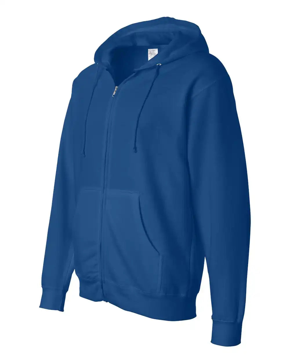 Independent Trading Co. Ss4500z Midweight Full-zip Hooded Sweatshirt - Royal - Xs