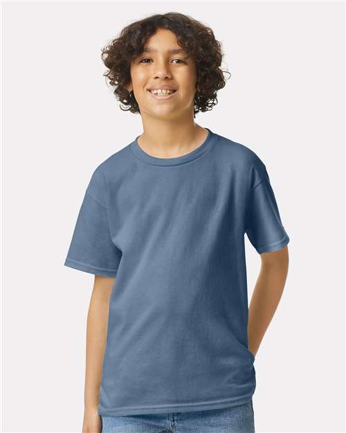 Indigo Blue Ultra Cotton® Youth T-Shirt - 2000B