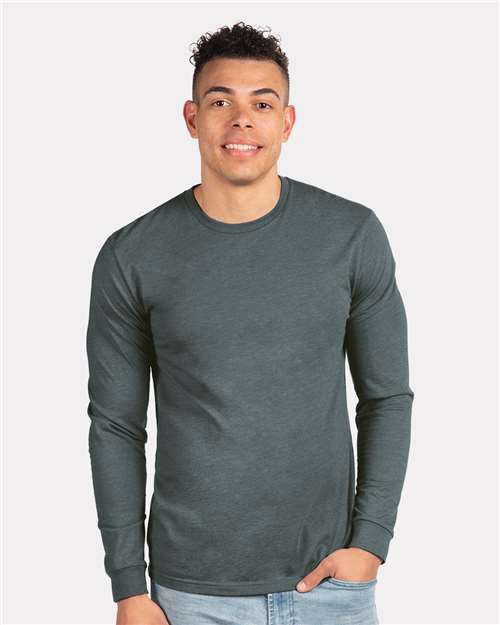 Indigo CVC Long Sleeve T-Shirt - 6211