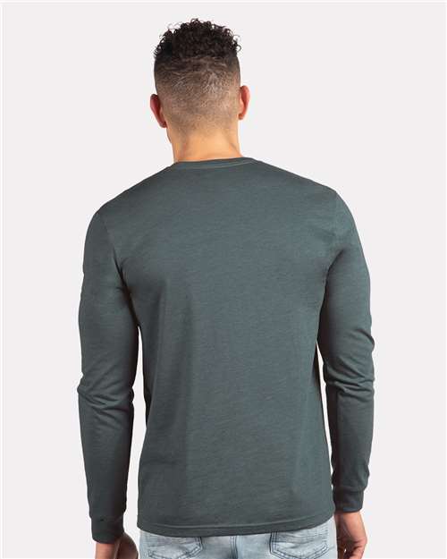 Indigo CVC Long Sleeve T-Shirt - 6211
