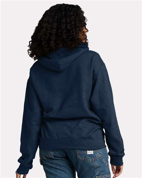 Indigo Heather Ultimate CVC Hooded Sweatshirt - IC49MR