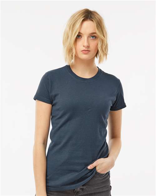 Indigo Women's Fine Jersey Slim Fit T-Shirt - 213