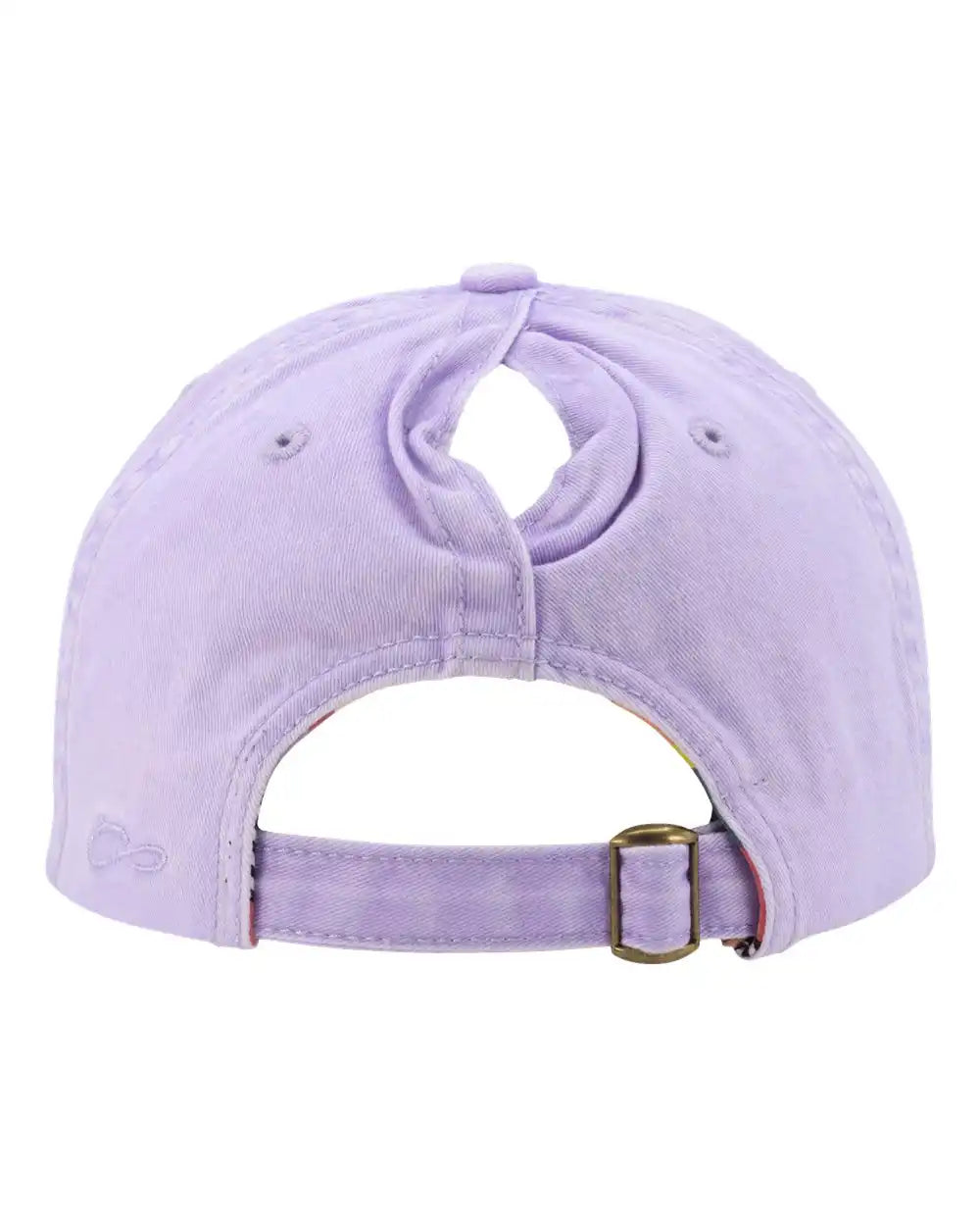 Infinity Her Cassie Women’s Pigment-dyed with Fashion Undervisor Cap - Lavender Stripes - Lavender/ / Adjustable