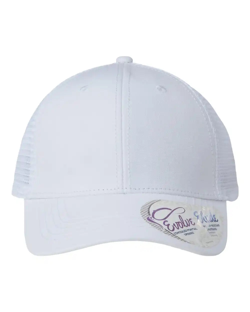 Infinity Her Charlie Women’s Modern Trucker Cap - White - White/ / Adjustable