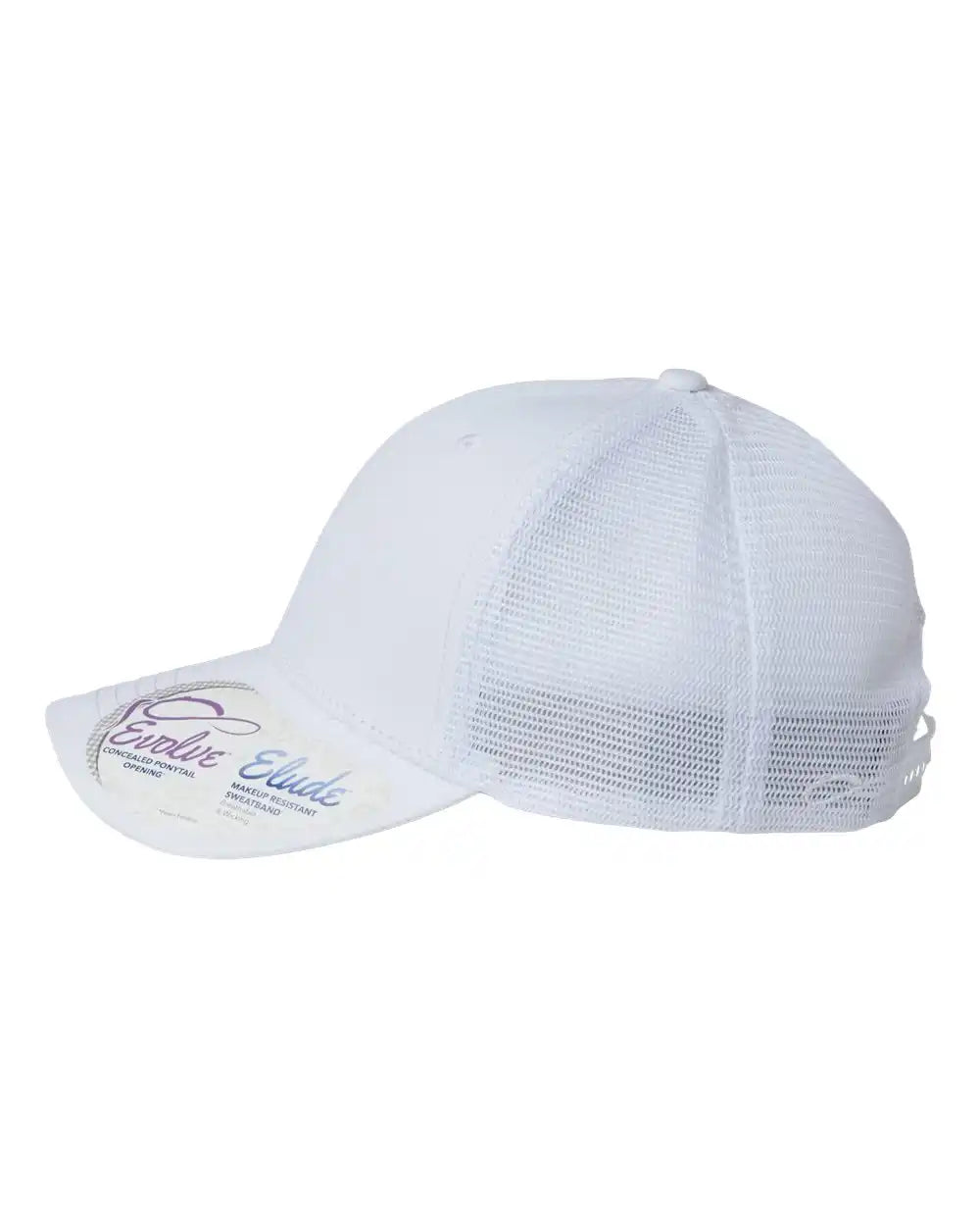 Infinity Her Charlie Women’s Modern Trucker Cap - White - White/ / Adjustable