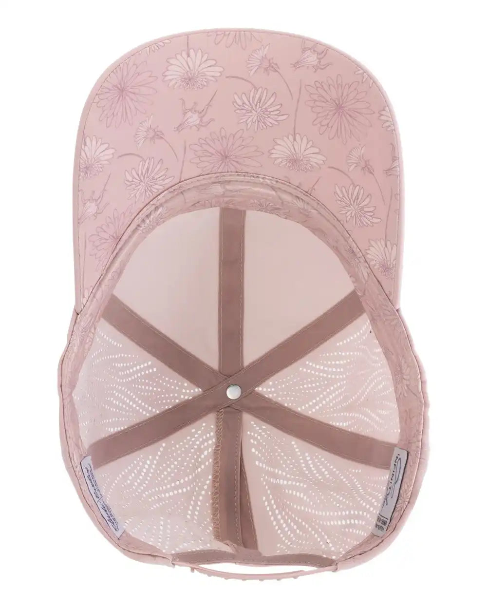 Infinity Her Gaby Women’s Perforated Performance Cap - Dusty Pink Floral - Pink/ / Adjustable