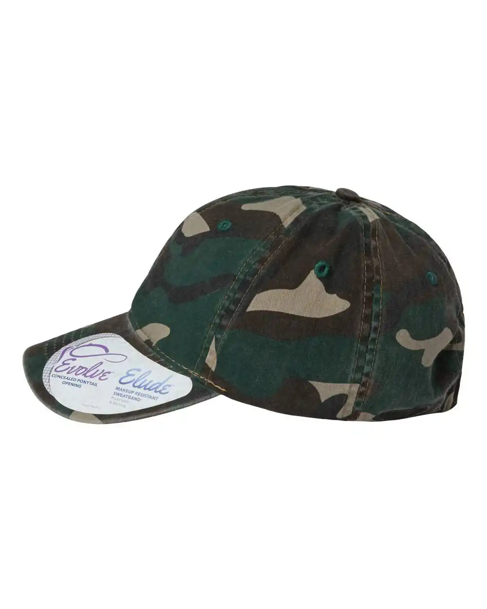 Infinity Her Hattie Women’s Garment-washed Fashion Print Cap - Camo - Adjustable