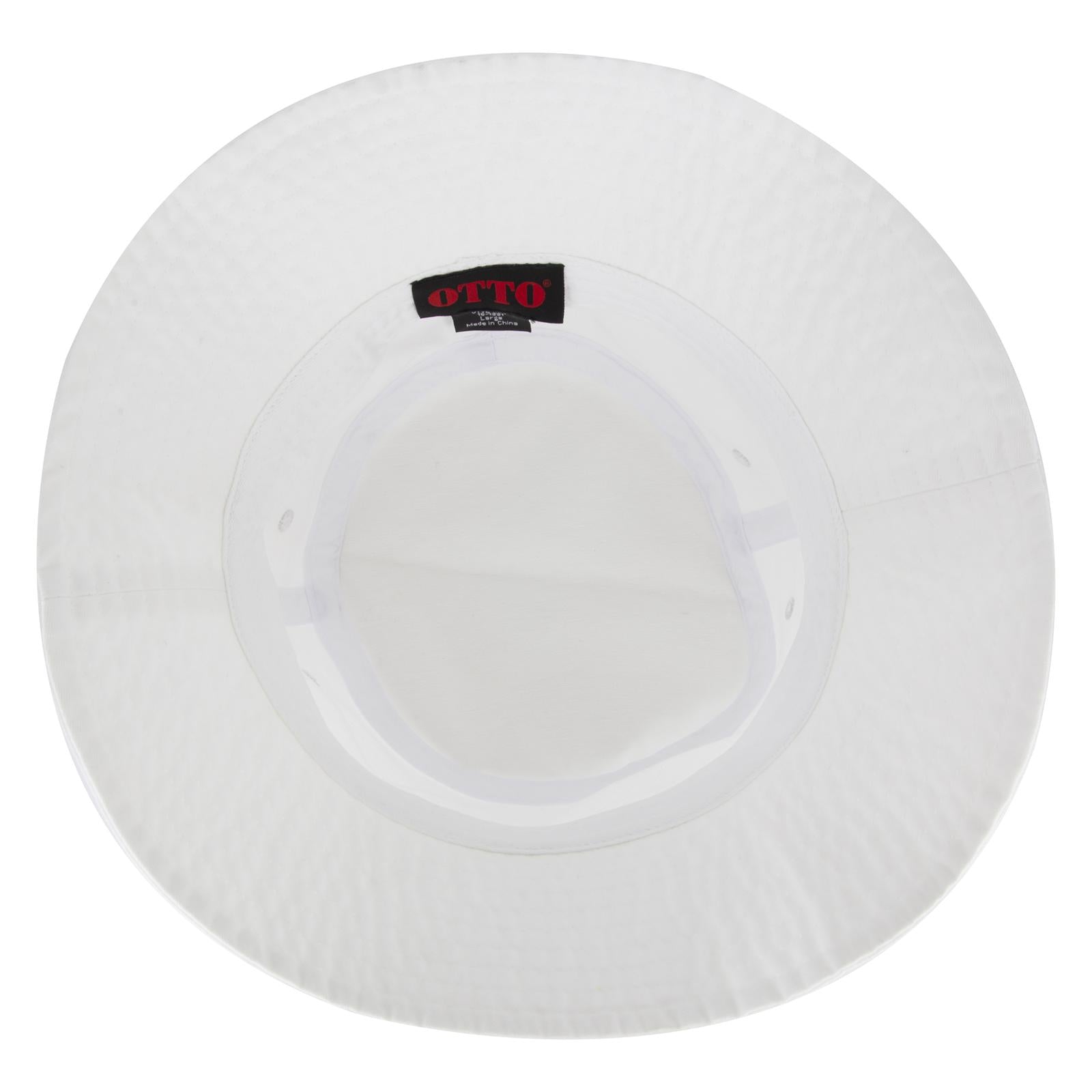 Front View of 016 - White OTTO CAP Bucket Hat