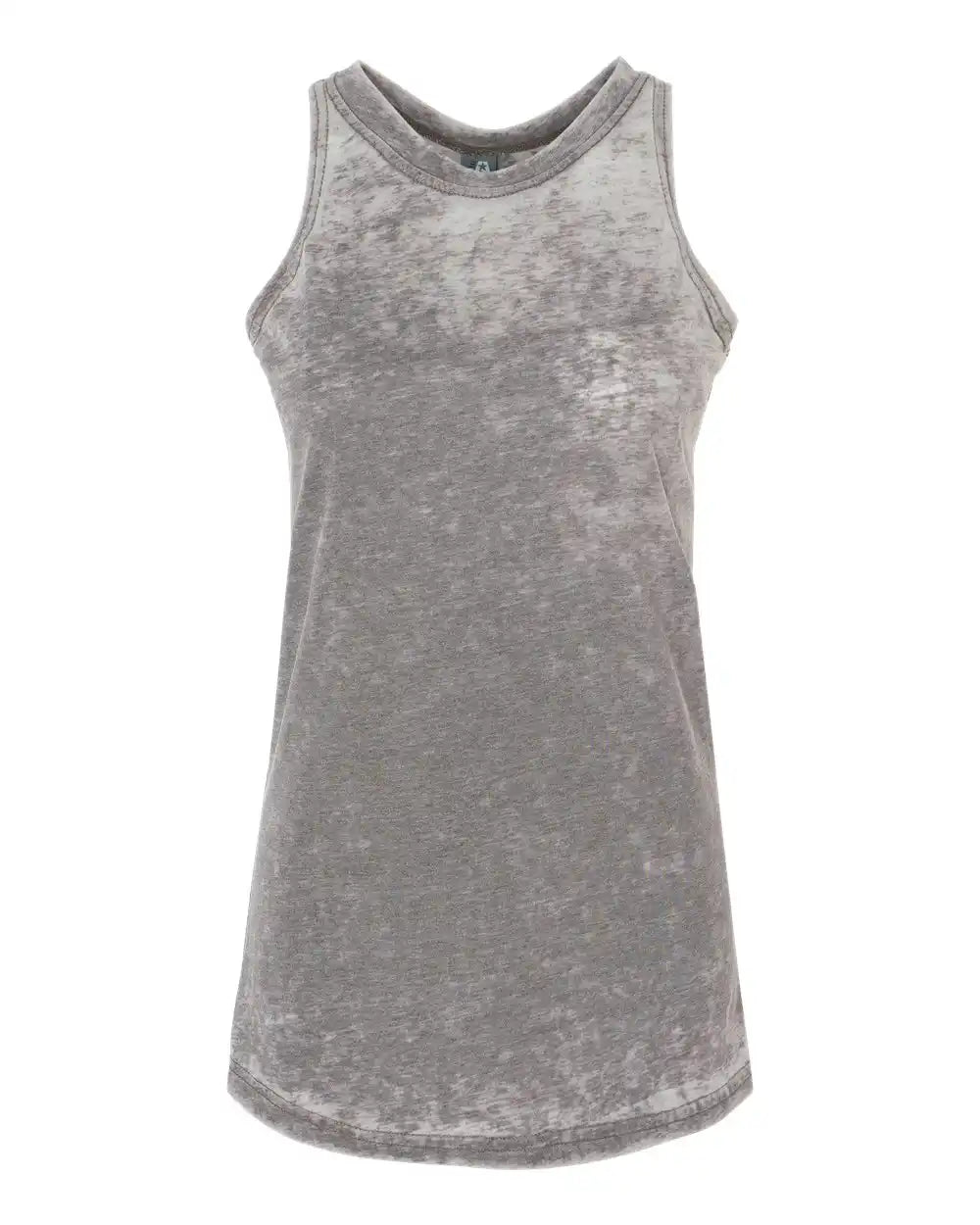 J. America 8117j Women’s Zen Jersey Tank Top - 8117 - Cement - s