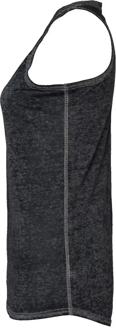 J. America 8117j Women’s Zen Jersey Tank Top - 8117 - Twisted Black