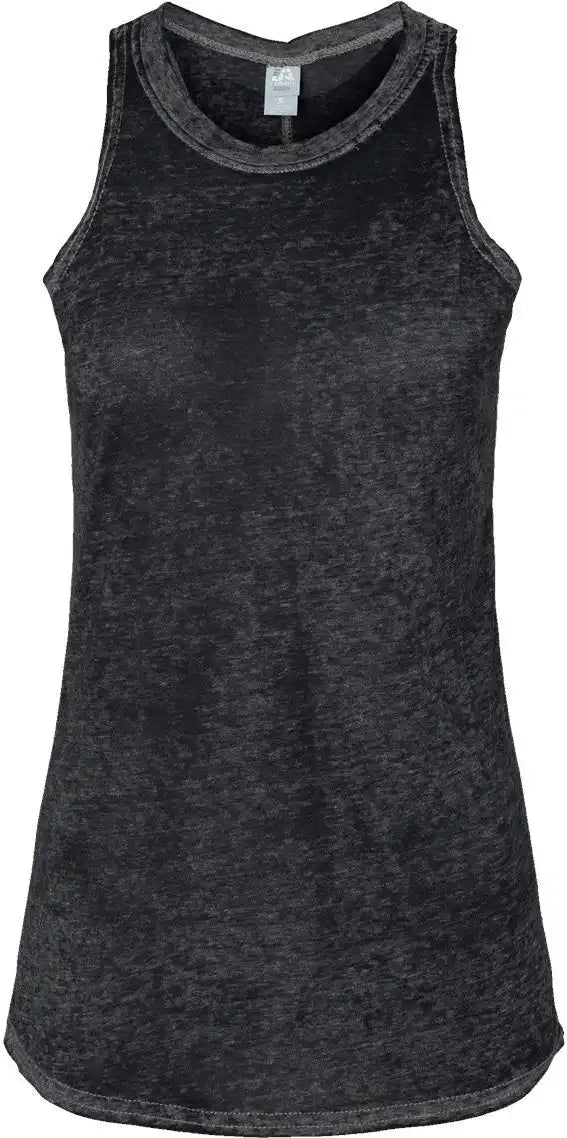 J. America 8117j Women’s Zen Jersey Tank Top - 8117 - Twisted Black - s