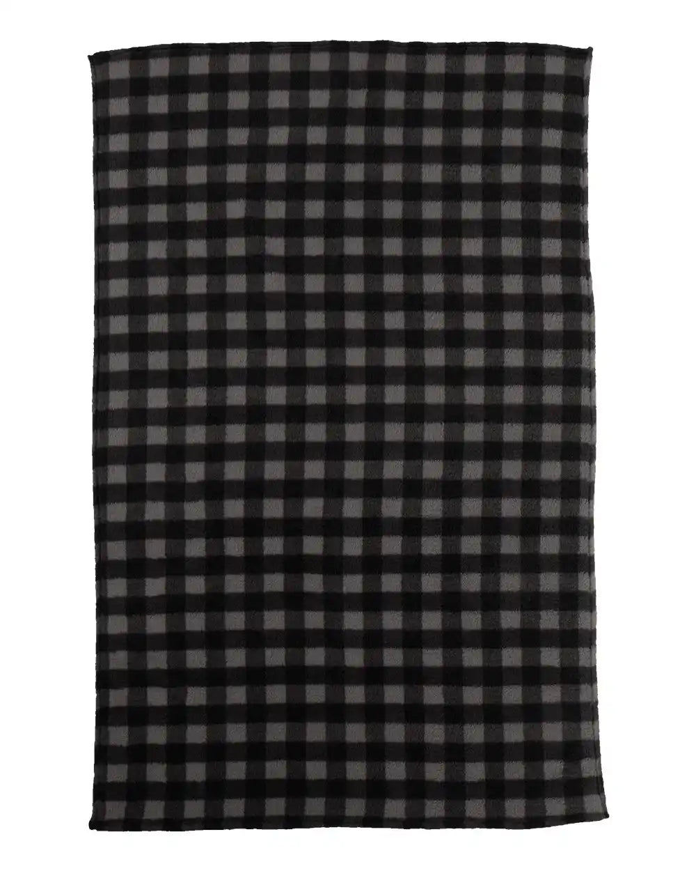 J. America 8449 Epic Sherpa Blanket - Black Charcoal Buffalo - Black/ / Osfa